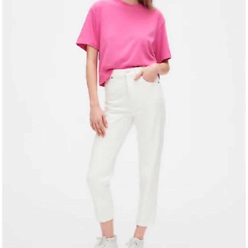 GAP | Jeans | NWOT Gap High Rise Mom Jeans In Dove White 29
